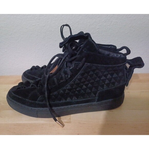 K1X by Patrick Mohr MK5 Black Suede Sneaker Size 7 US ,EU 40 Designer Rare main image 6